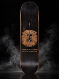 "The King" Engraved Skateboard Deck — There Is No Illusion Greater Than Fear
