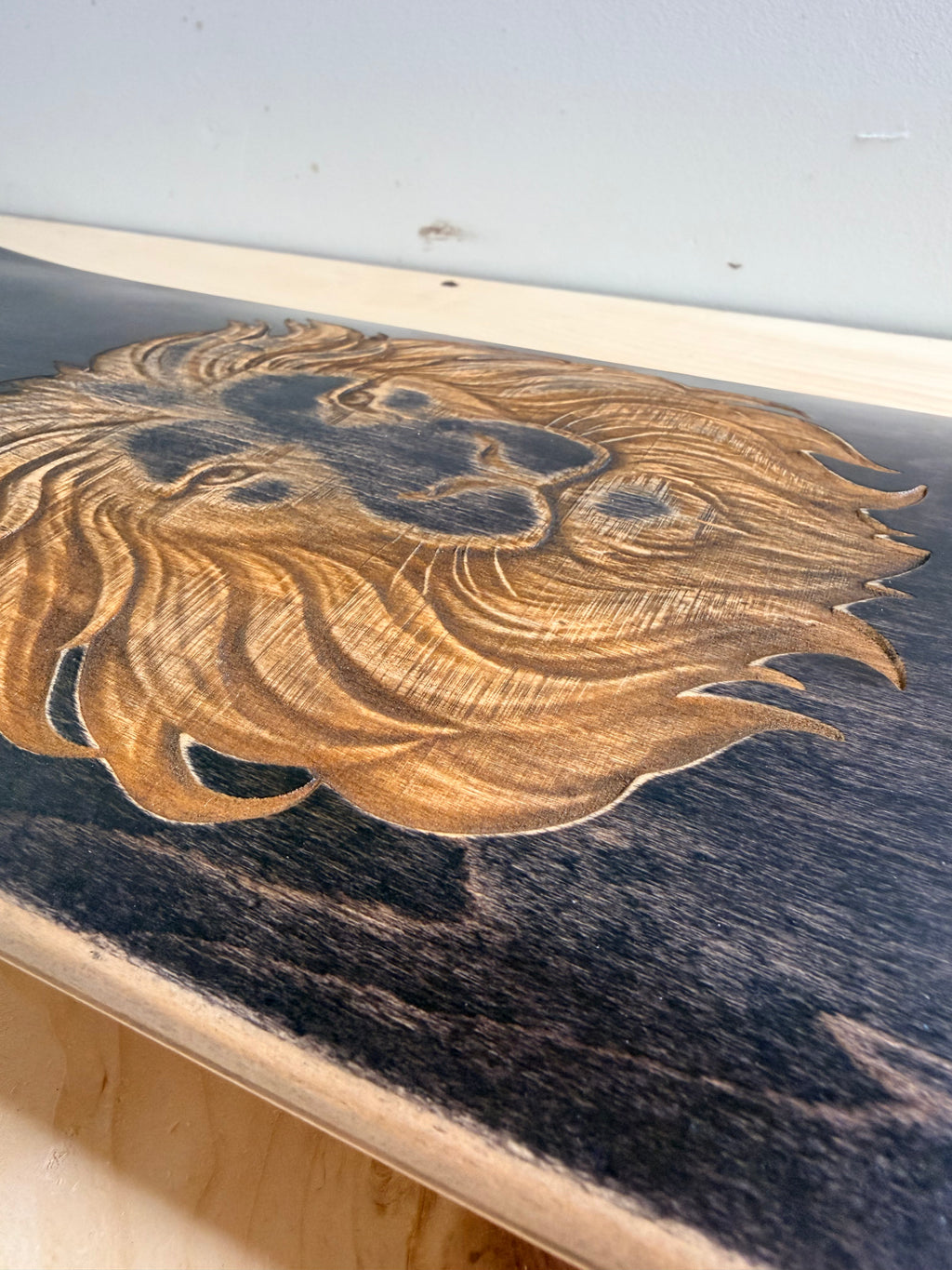 "The King" Engraved Skateboard Deck — There Is No Illusion Greater Than Fear
